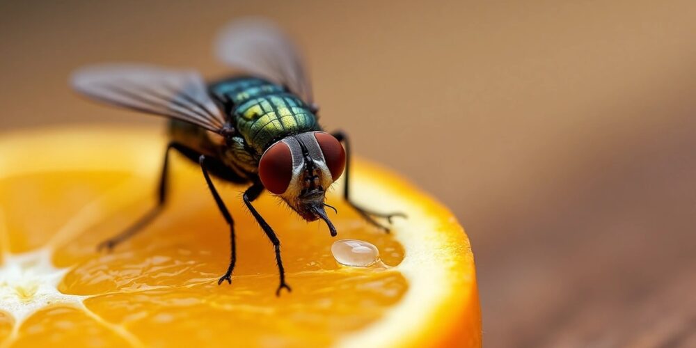Como as Moscas Encontram Alimentos